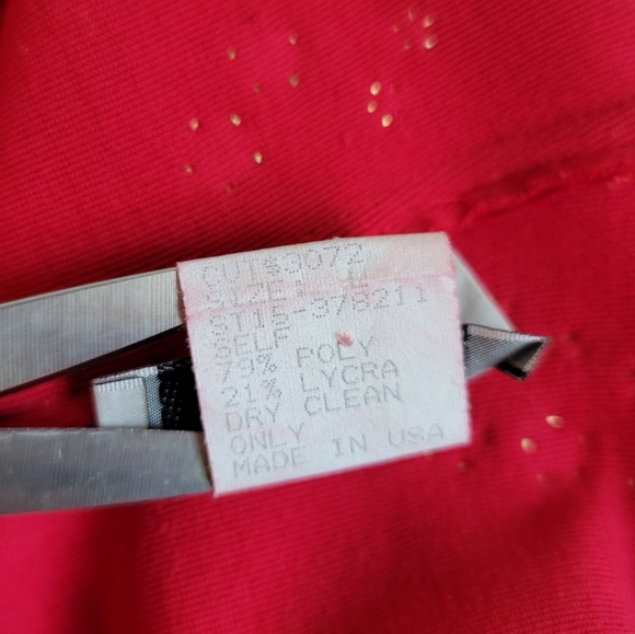 VTG 80s Tadashi Bejeweled Bodycon Dress - Picture 15 of 16